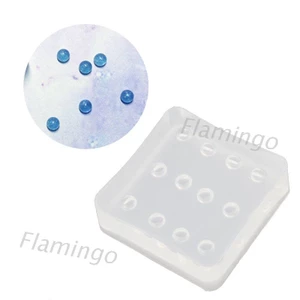 Khuôn Silicon Làm Trang Sức Hình Tròn 4mm