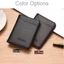 ESSENCEH Ví Nam Kinh Doanh Da PU Thẻ Tín Dụng Kẹp Tiền Bifold