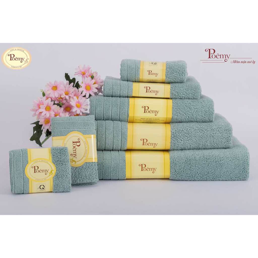 Ảnh Khăn tắm đại cao cấp sọc gân Poêmy KT(73x136) 1