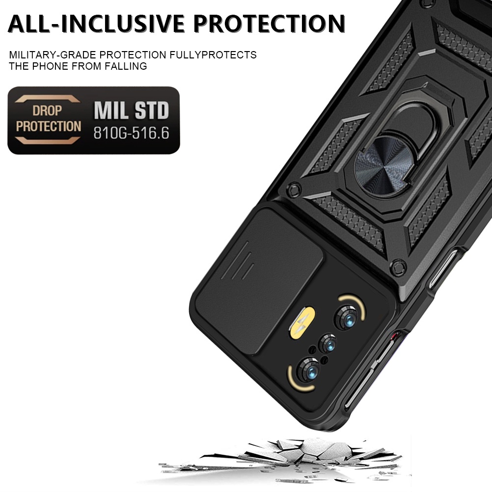Ốp Điện Thoại Chống Sốc Có Giá Đỡ Cho Redmi K40 Gaming