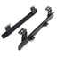 1 Pair Height-Adjustable Guides with Bearing for Drawer Keyboard Shelf