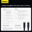 Dây Cáp Sạc Nhanh baseus 100w usb c Sang usb c Cho samsung / huawei xiaomi