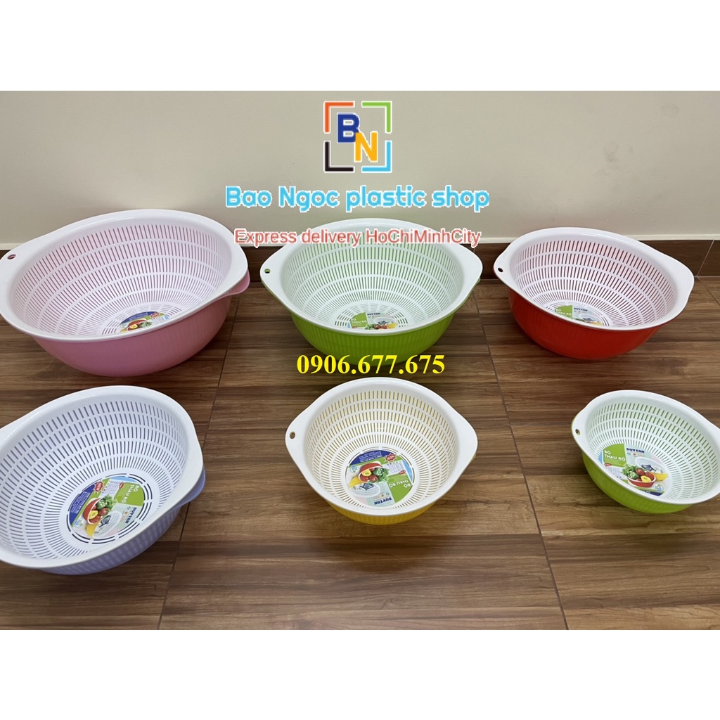 Bộ Thau Rổ Nhựa Duy Tân 4,0T/3,6T/3,2T/2,8T/2,4T/2,0T | Shopee Việt Nam