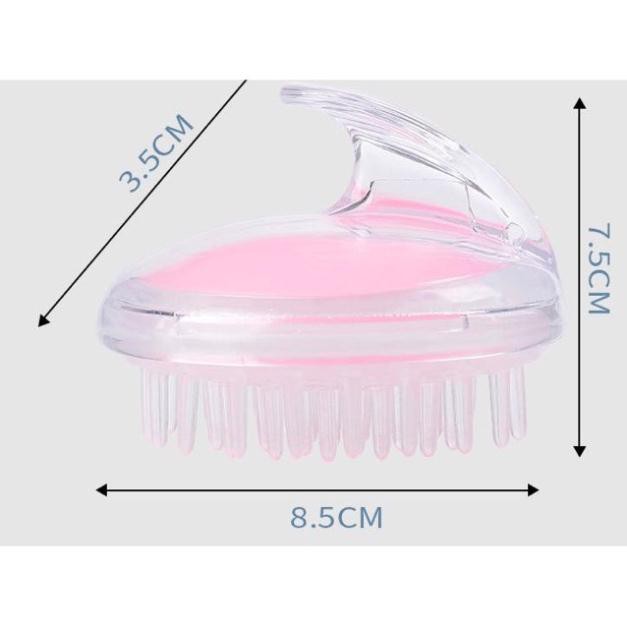 Lược gội đầu silicon - lược dưỡng sinh massage da đầu