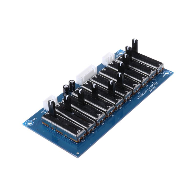 Redbaiaa1 EQ Equalizer Board Stereo Kênh kép Bảng tông màu có thể điều chỉnh Preamp Mặt trước
