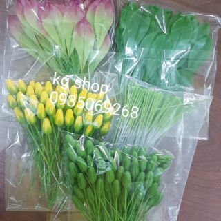 Nụ, lá đào