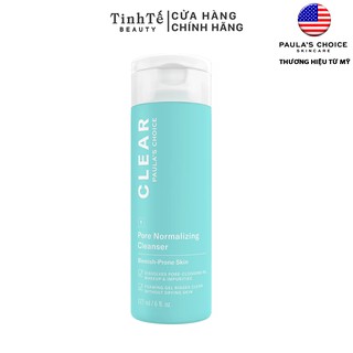 Sữa rửa mặt dành cho da mụn và se khít lỗ chân lông Paula s Choice Clear Pore Normalizing Cleanser 30/177ml