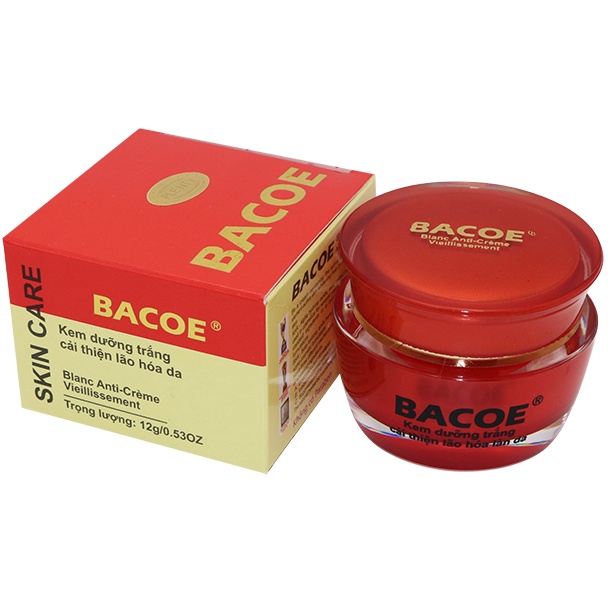 KEM BACOE KEM DƯỠNG TRẮNG BACOE KEM DƯỠNG TRẮNG CẢI THIỆN LÃO HÓA DA BACOE