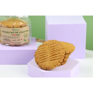 Bánh Cookie đậu gà không bột mì, thuần chay (5 cái) -Set 5 Peanut Butter Chickpea Cookie ( Vegan ,Flourless,Gluten-free)