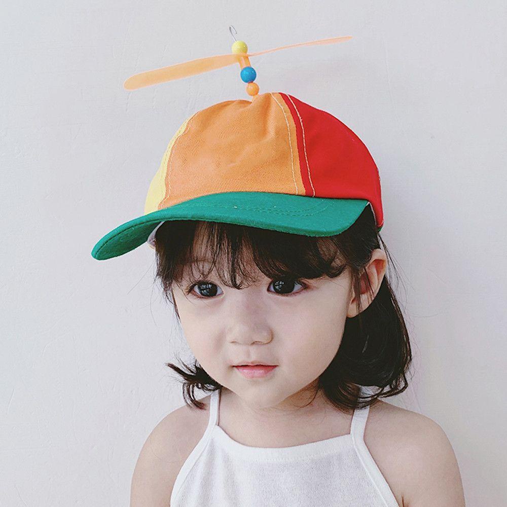 Mũ Snapback TOPTOOLCX, Cánh quạt máy bay trực thăng Mũ bóng chày vui nhộn dành cho người lớn Mũ che nắng chuồn tre cầu vồng