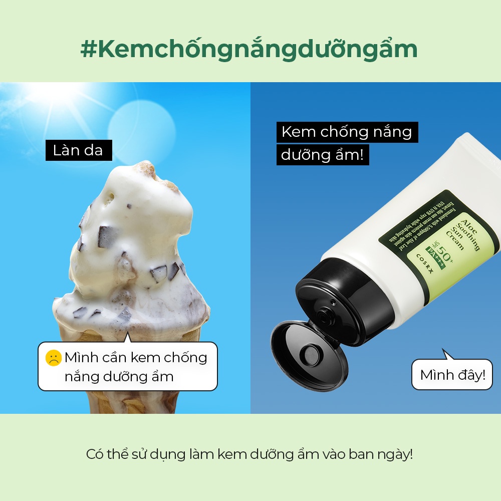Ảnh COSRX OFFICIAL -  Kem chống nắng COSRX chiết xuất lô hội xoa dịu da SPF50 PA+++ dung tích 50ml 3