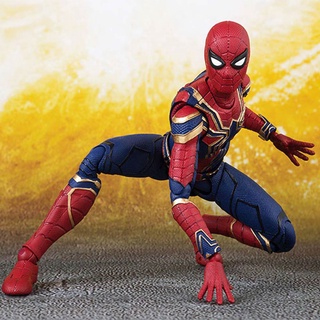 SHF Spider Man Marvel Avengers 3 Spider Man Figure 7-inch Movable Toy Model Decoration Doll