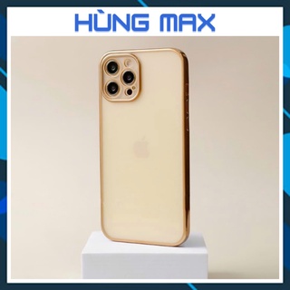 Ốp lưng nhám viền mạ vàng bất tử cho iphone 13/13pro/13promax