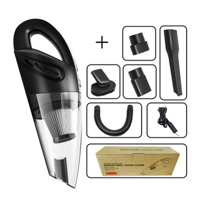 Máy hút bụi R.6053 120W lực hút 6000mpa nhỏ gọn pin sạc tiện lợi