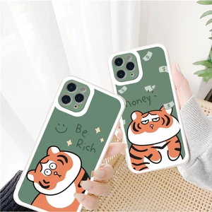 Ốp lưng iphone cạnh vuông lỗ camera tiger money 6/6splus/7/7plus/8/8plus/x/xr/xs/11/12/13/pro/max/plus/promax g21