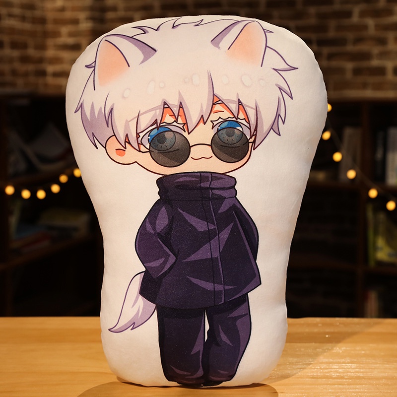 ST2 Jujutsu Kaisen Gối Sang Trọng Đồ Chơi Anime Hình Gojo Itadori Megumi Nobara Nhồi Bông Búp Bê Đệm Trang Trí Nhà Quà Tặng TS2