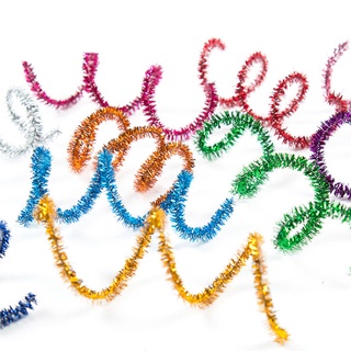 Combo 3 dây nhũ, kim tuyến nhiều màu bó hoa trang trí, làm đồ handmade siêu xinh