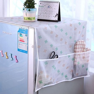 Tấm phủ tủ lạnh đa năng chống thấm bền đẹp trang trí nhà có ngăn để đồ 130 x 55cm 88225