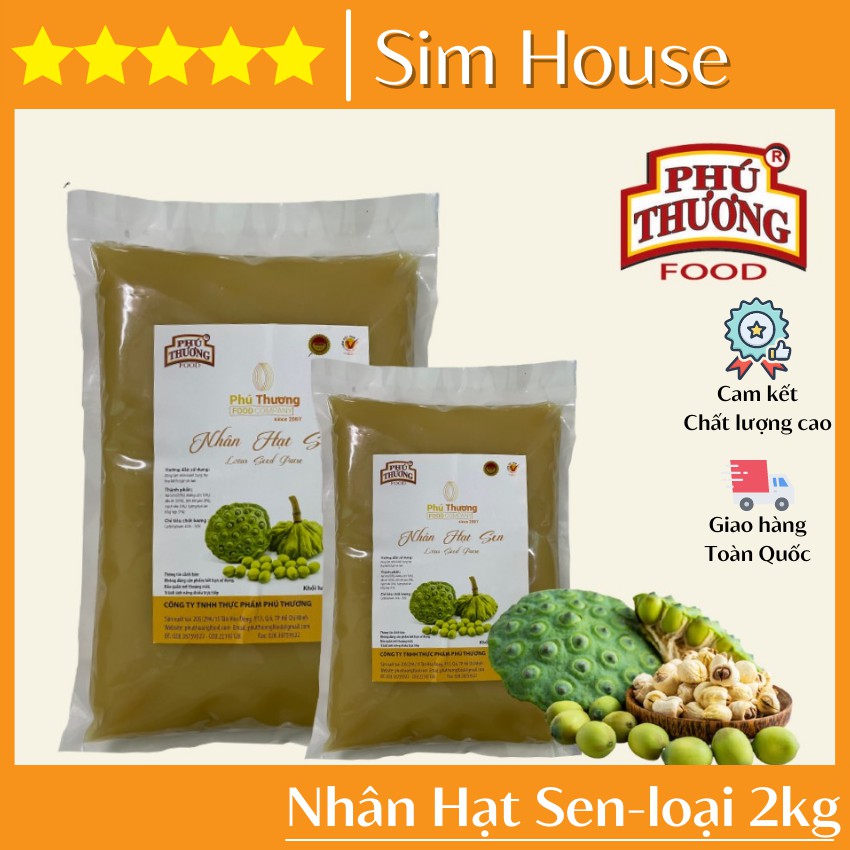 Nhân hạt sen làm bánh trung thu 💥 GIÁ SỐC 💥 nhân sên Phú Thương - 2kg