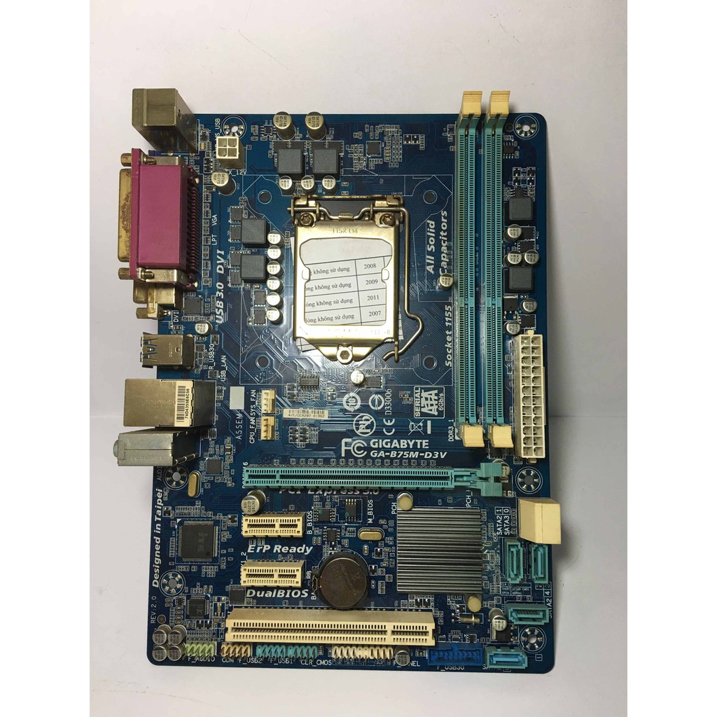 MAINBOARD GIGABYTE GA B75M-D3V | Shopee Việt Nam