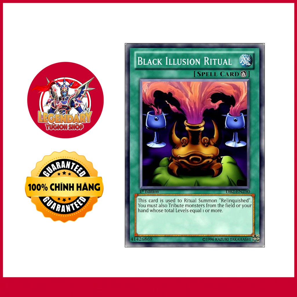 [Thẻ Bài Yugioh Chính Hãng] Black Illusion Ritual | Shopee Việt Nam
