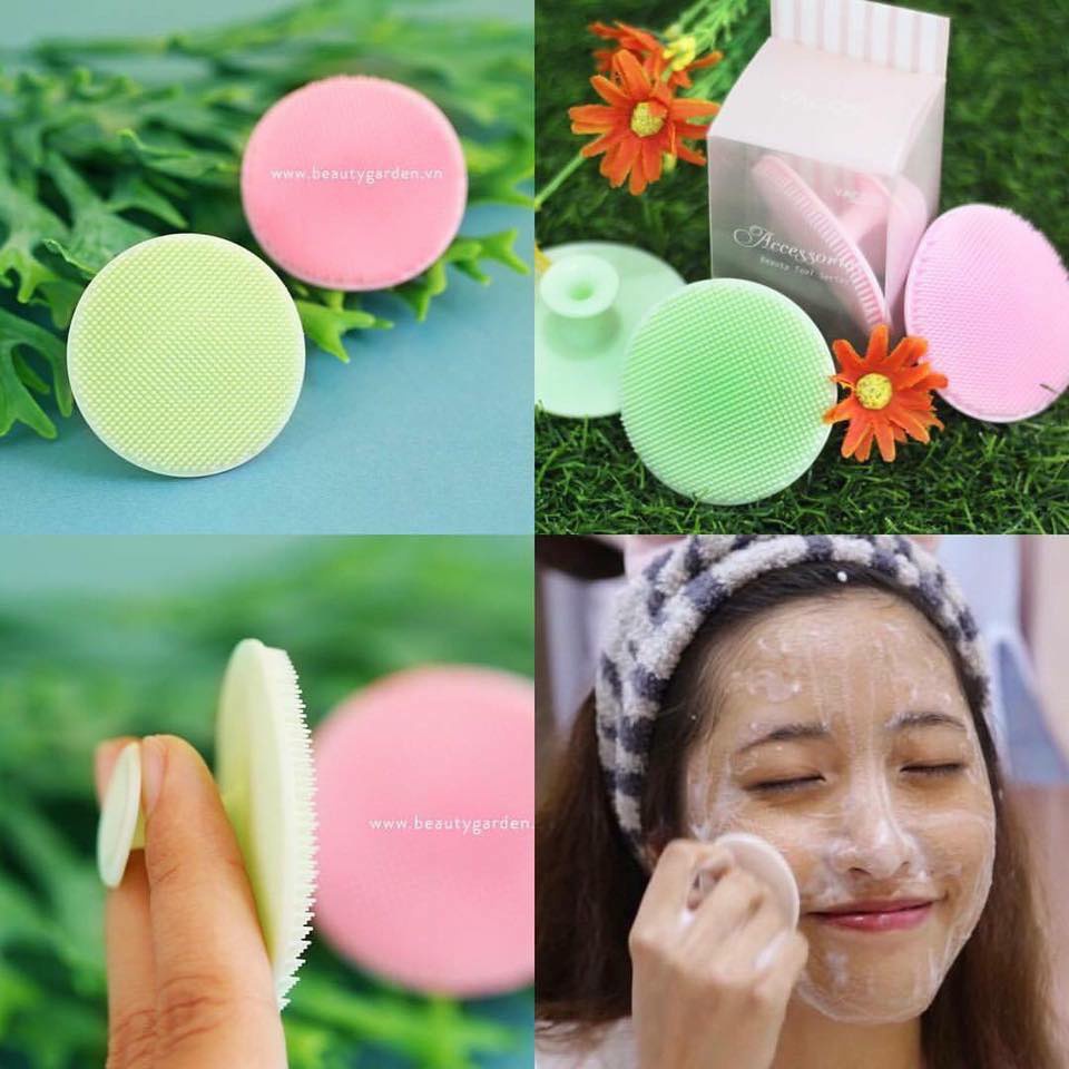 Miếng Rửa Mặt Silicone Mềm Vacosi Silicone Cleansing Pad DC04