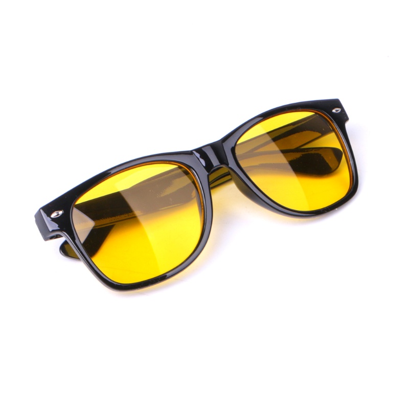 Fl Night for Vision Glass Unisex Kính mắt lái xe màu vàng Chống chói Thiết bị trực quan để đi du lịch ngoài trời Cắm trại