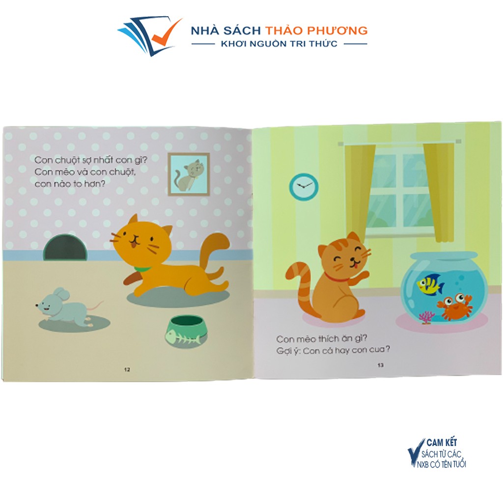 Ảnh Sách - Mẹ Hỏi Bé Trả Lời - Hỏi đáp giúp bé phát triển ngôn ngữ và giao tiếp - Trọn bộ 3 cuốn 4