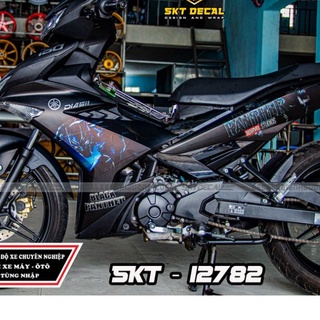 Gía sốc tem trùm exciter 150 đen nhám panther
