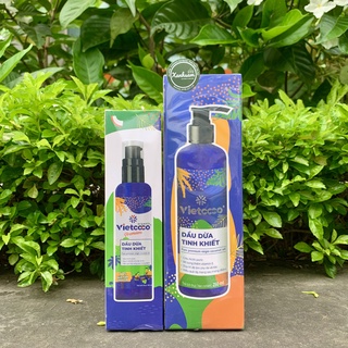 Dầu Dừa Tinh Khiết Vietcoco 130ml/ 500ml/ 1L  - Xanhsam Natural & Organic