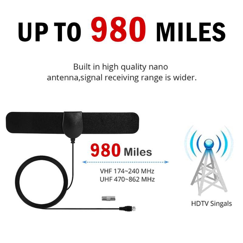Ăng Ten Kỹ Thuật Số Trong Nhà 980 Dặm 1080P HD Skywire 4K Và Phụ Kiện - ảnh 5