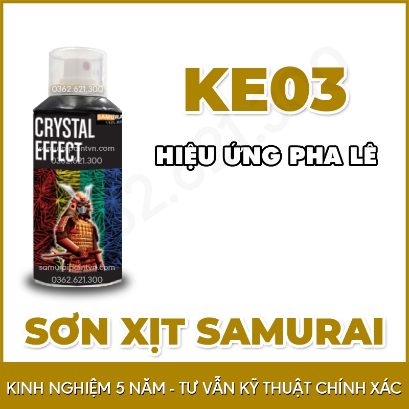 Chai sơn hiệu ứng pha lê KE03*** - Sơn Xịt Samurai | Shopee Việt Nam