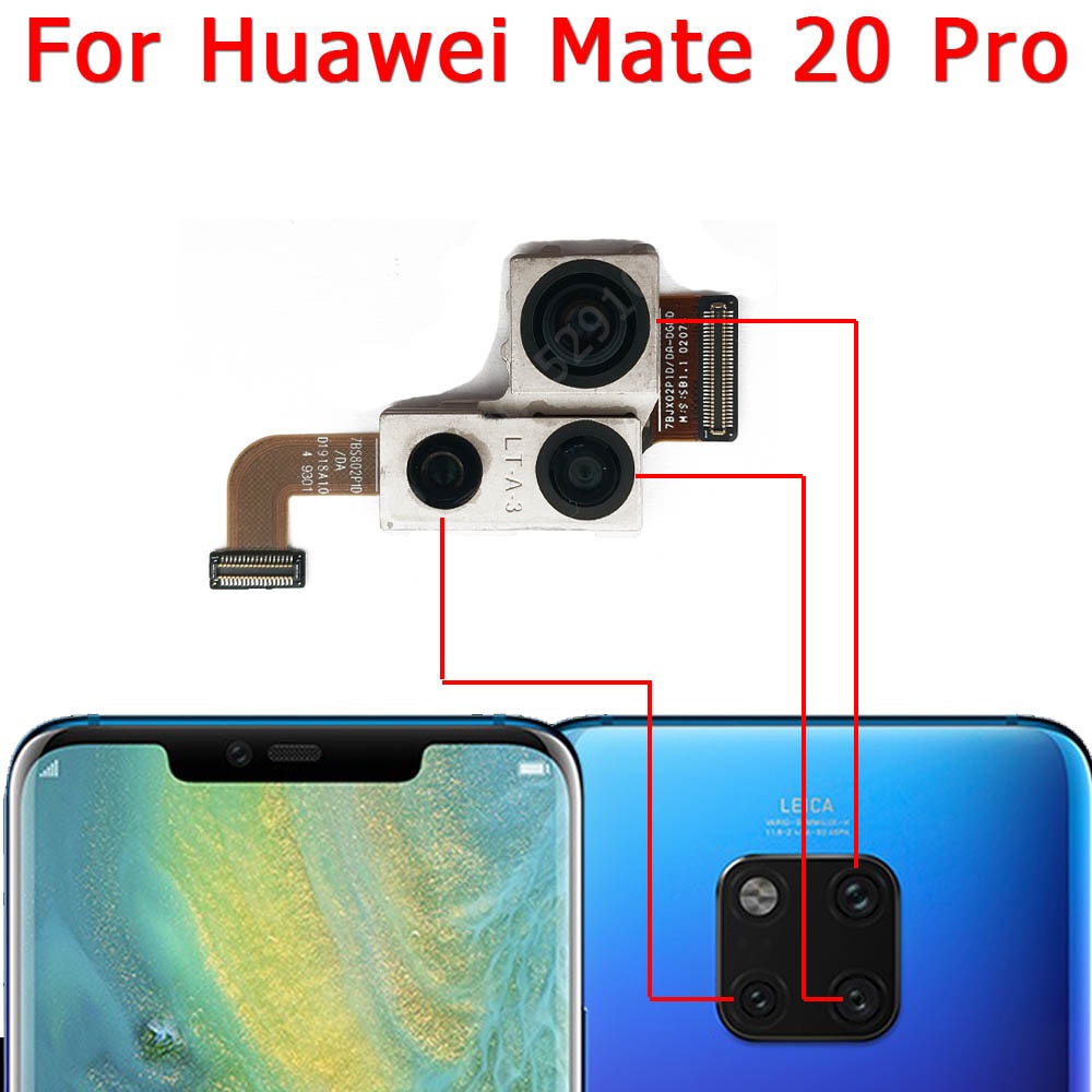 Lentille (objectif) Appareil Photo Arrière Pour Huawei Mate 20 - Pièce De Rechange Neuve