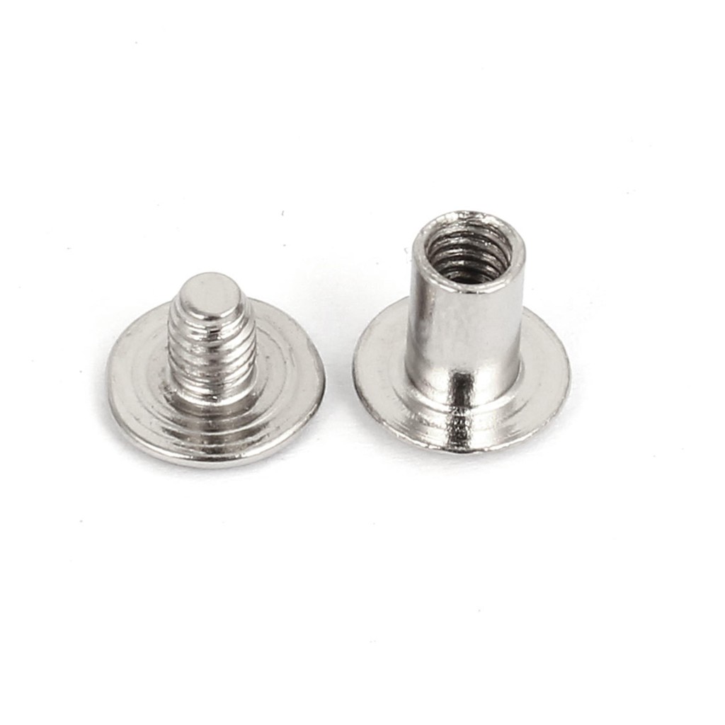 Set 100 bộ ốc vít đinh tán dây nịt túi xách Menu