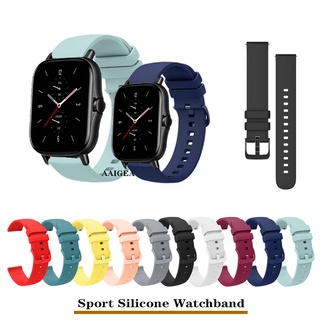 Dây Đeo Thay Thế 20mm Bằng Silicon Cho Huami Amazfit GTS 4/3/2/2e GTS2 mini GTS3 / Bip 3 Lite S U Pro