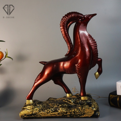 TƯỢNG DÊ VƯƠNG QUYỀN TÀI LỘC MỆNH HOẢ  - tượng decor đẹp sang trọng hiện đại trang trí nhà , để bàn làm việc cực đẹp