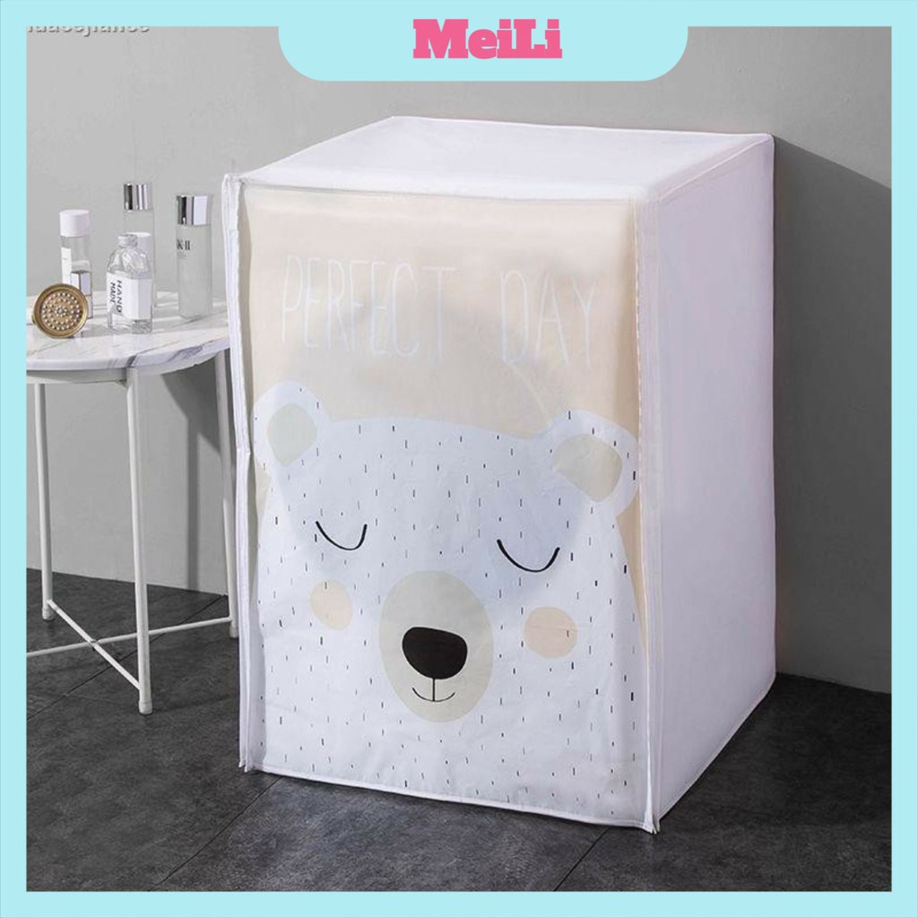 #Bọc trùm máy giặt cửa trên/cửa ngang chống thấm cao cấp loại họa tiết 20 ntt95
