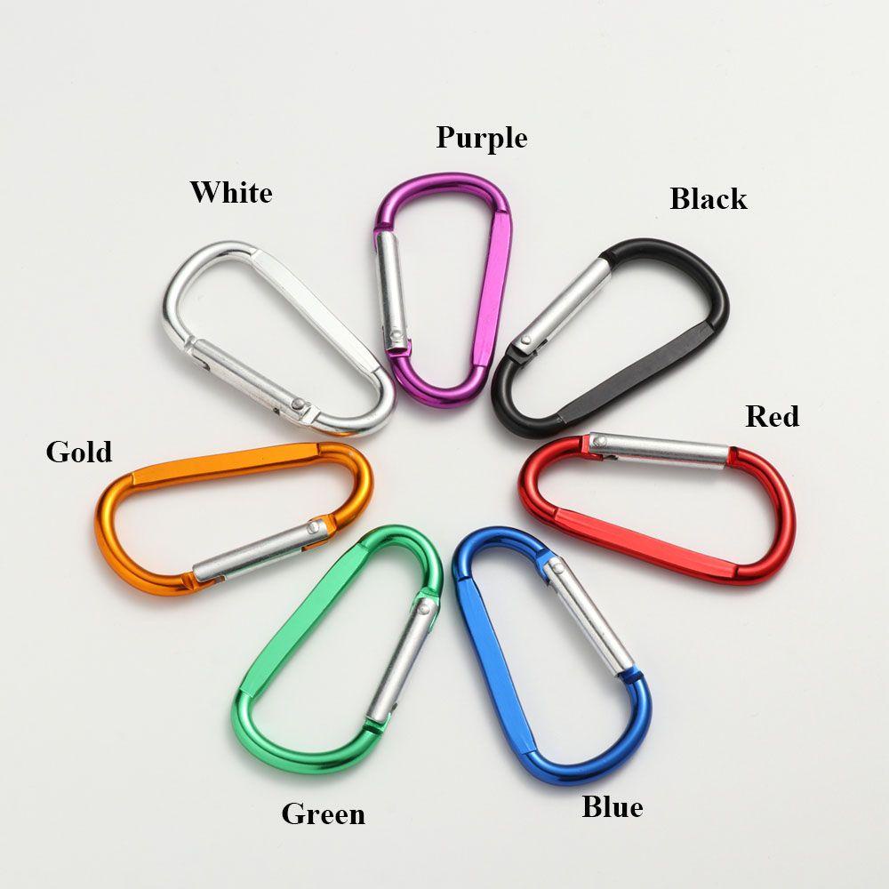 GETVOW Khóa Móc Carabiner Thể Thao Nhôm Hợp Kim, Nhiều Màu, Phù hợp Hoạt động Ngoài Trời