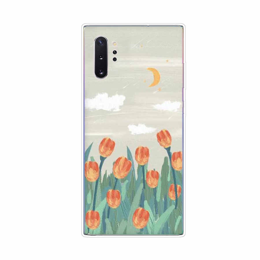 Ốp Điện Thoại TPU Dẻo In Họa Tiết Độc Đáo Thời Trang Cho Samsung Galaxy note 9 10 plus