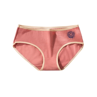 Quần Lót Cotton Không Đường May Thêu Huy Hiệu Quyến Rũ Cho Nữ