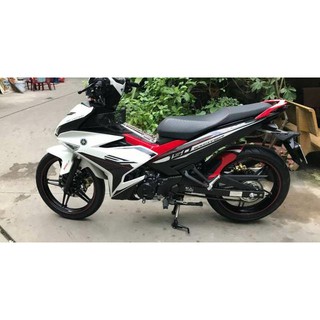 Tem trùm exciter 150 trắng đỏ rc, độ tem , team trùm dán xe đỏ trắng rc đẹp (dán đời 2015-2020)