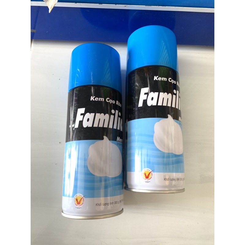 Kem bọt cạo râu Familiar 330g 275g bọt trắng làm mềm râu giảm trầy xước ...