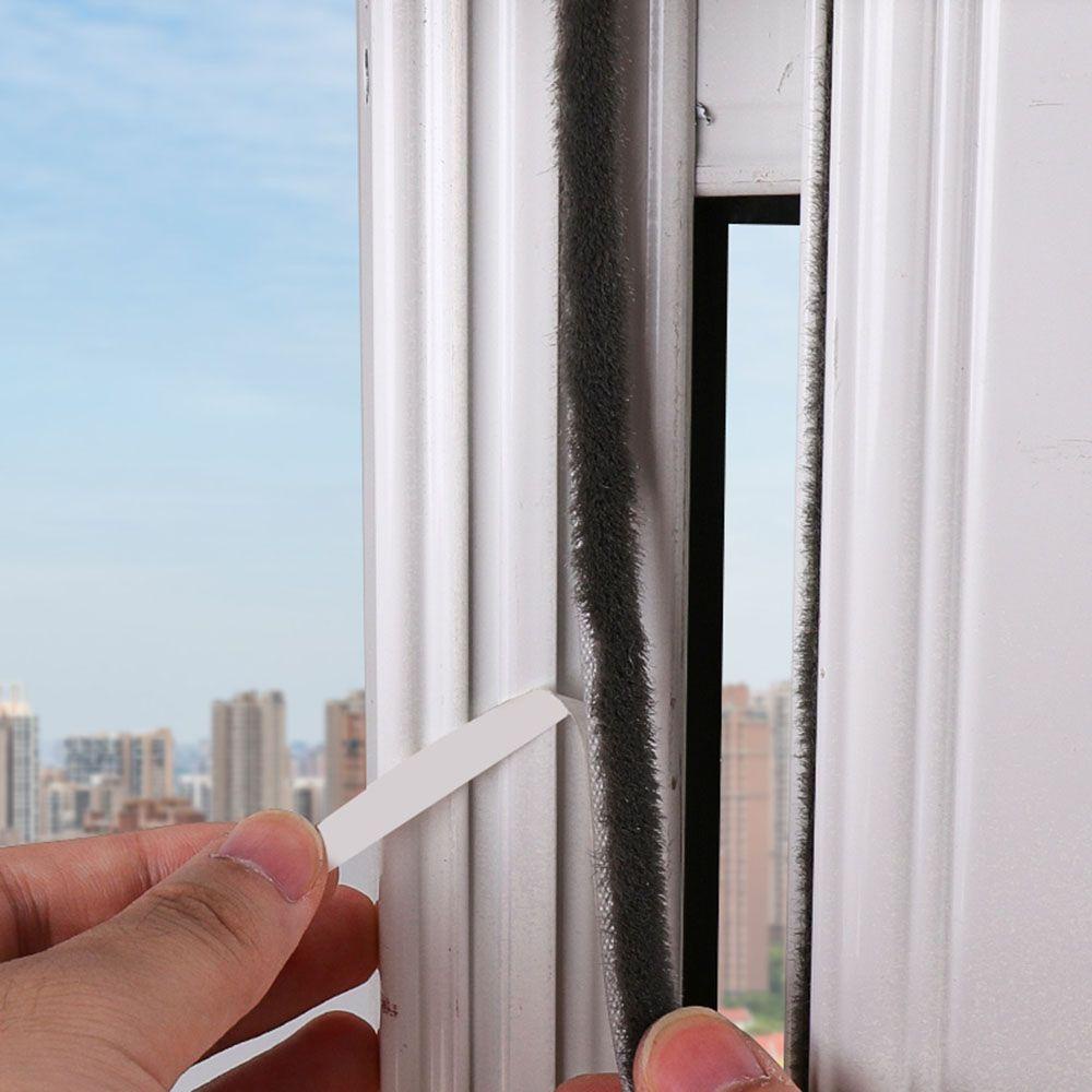 HAPPYNOOK 5m Dải Niêm Phong Cửa Sổ Tường Dải Cửa Chống Gió Tiện Ích Bàn Chải Tự Dính