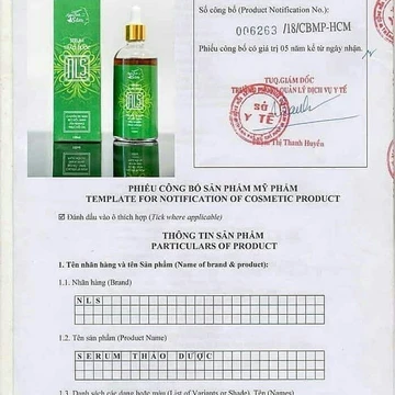MUA NGAY COMBO 2 CHAI ĐỂ ĐƯỢC GIÀM 10% "SERUM THẢO DƯỢC NGỌC LINH SÂM" TRỊ MUN AN TOÀN CHO MỌI LOẠI DA