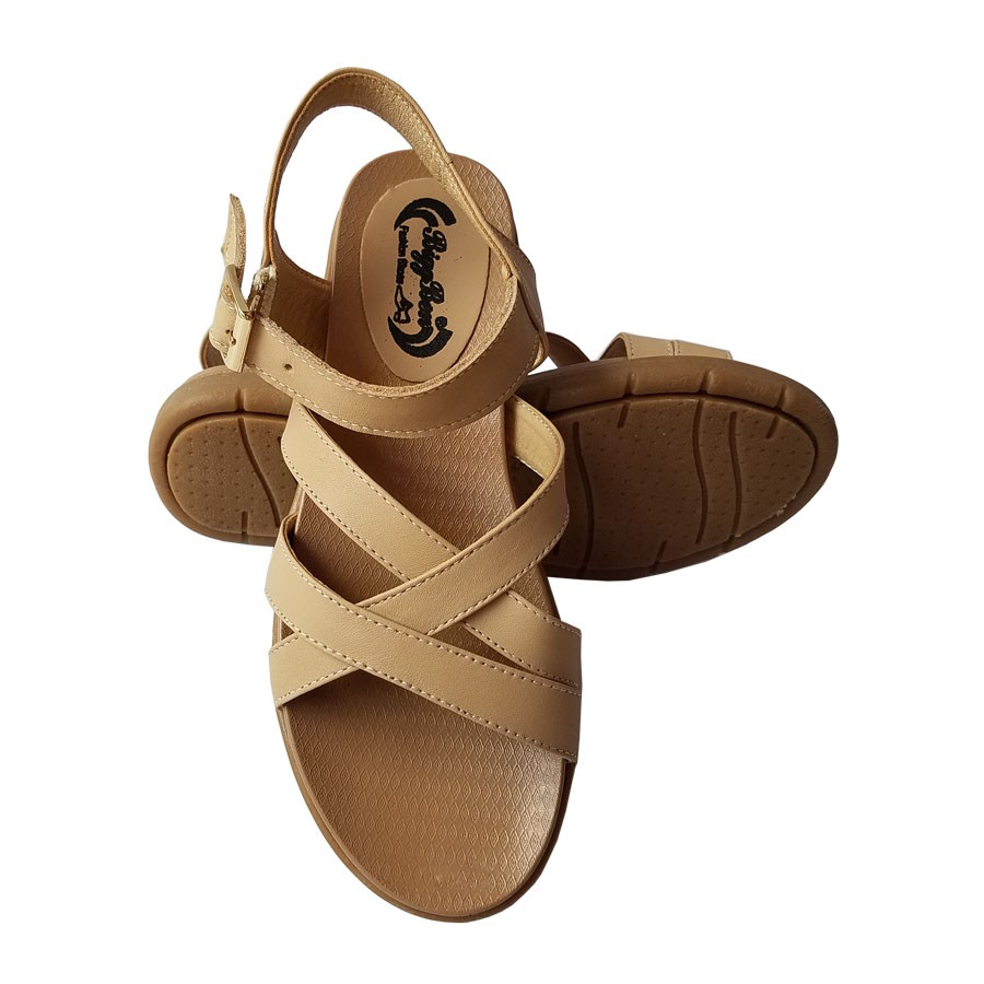 Giày sandal nữ da bò BIGGBEN HKD173