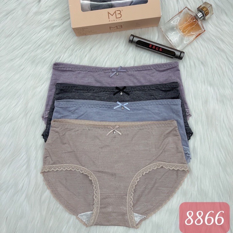 [CHÍNH HÃNG] [CAO CẤP] Quần lót nữ cotton cao cấp kháng khuẩn mã 8866 của hãng đồ lót MB