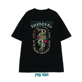 Áo thun INFINITEE Fni0421, Thun 100% Cotton - form rộng Unisex.