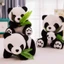 JVSUB 9 / 10 / 12 / 16cm Thú Nhồi Bông Quà Tặng Giáng Sinh Vải Mềm Đồ Chơi Quỳ Ngồi Hoạt Hình Dễ Thương Gối