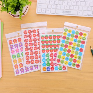 3 Bộ 10 Tấm Sticker Dán Icon Mặt Cười Và Ngôi Sao Cười, Chữ Và Số Nguồn Hàng Buôn Sỉ - Thỏ Hồng VPP