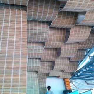 Mành cọ 1,2x1.9m che nắng che mưa, che nắng hiên nhà
